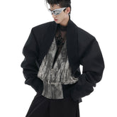 Deconstructing Fake Two-piece Design Jacket Jacket